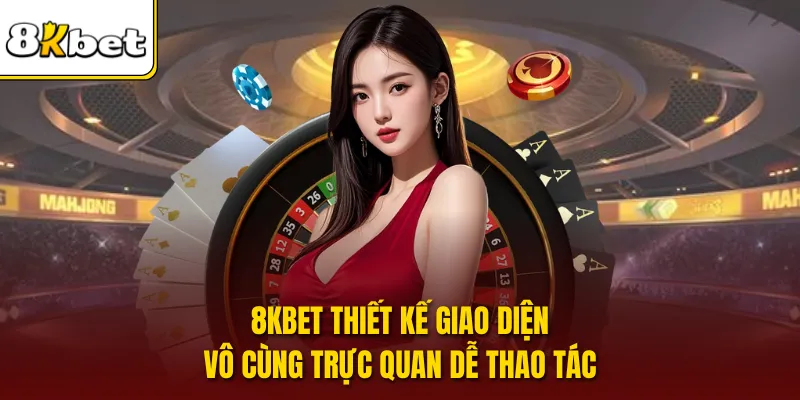 8KBET thiết kế giao diện vô cùng trực quan dễ thao tác